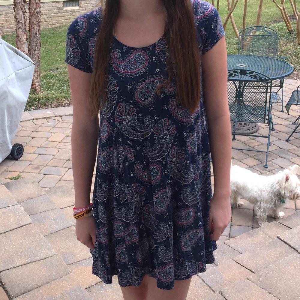 Hollister low back skater dress